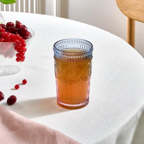 Sunflower Meşrubat Bardağı 332 Ml Mavi Pembe