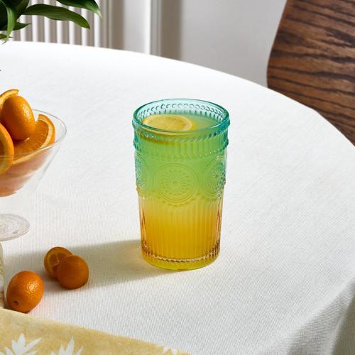 Sunflower Meşrubat Bardağı 332 Ml Mavi Sarı