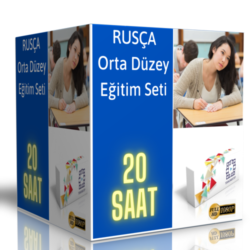 Rusça Orta Düzey Görüntülü Eğitim Seti - Enine Boyuna Eğitim