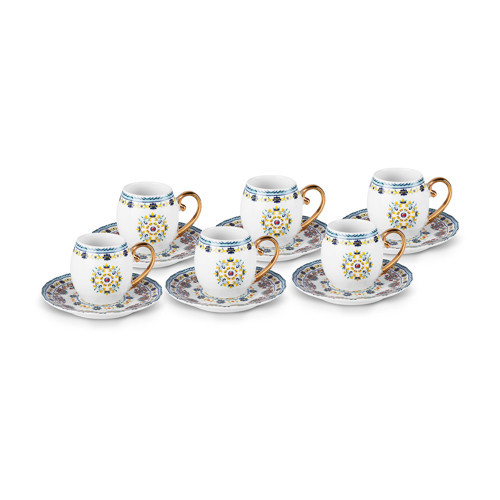 Valensiya 6 Kişilik Kahve Fincanı 90 Ml