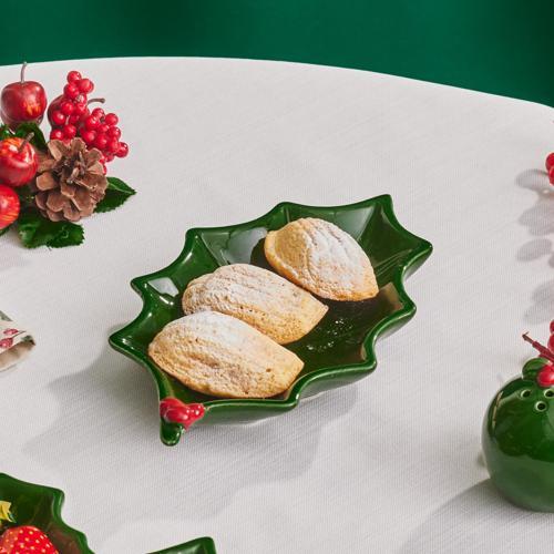 New Year Yılbaşı Kokina Wide Kayık Tabak 22 Cm