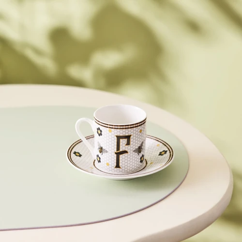 F Harfli Kahve Fincanı 80 ml
