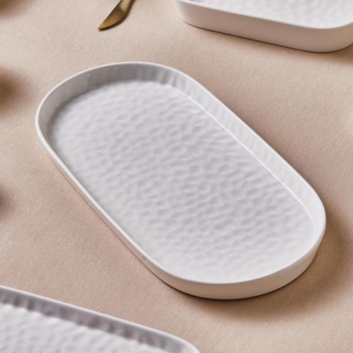 x Refika Bembeyaz Kayık Tabak 34 cm