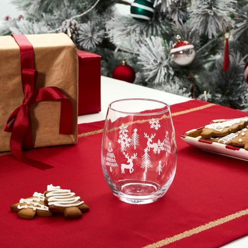 New Year Yılbaşı Deer Meşrubat Bardağı 590 Ml