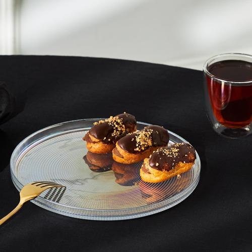 Estela 6 Kişilik Cam Pasta Takımı 21 cm