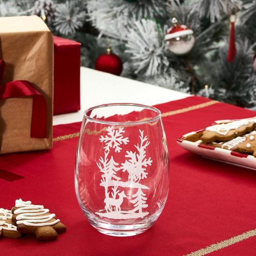 New Year Yılbaşı Snow Meşrubat Bardağı 590 Ml