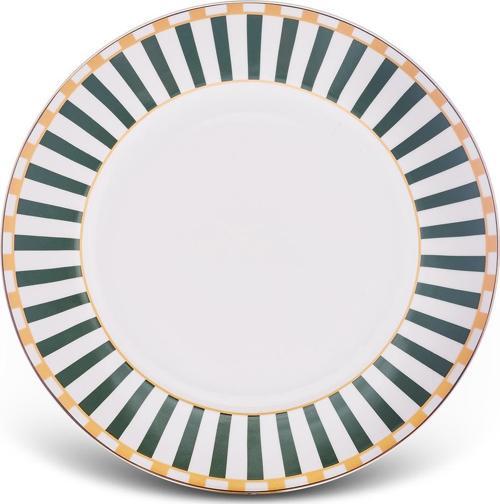 Linea New Year Yılbaşı Pasta Tabağı 19 Cm Yeşil