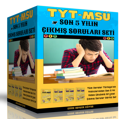 Tyt-Msü Son 5 Yılın Çıkmış Soruları Seti - Enine Boyuna Eğitim