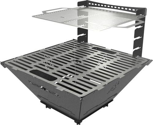 ® FireNest™: Grand 3mm Karbon Çelik Ateş Çukuru & Mangal | Su Geçirmez Özel Çantalı