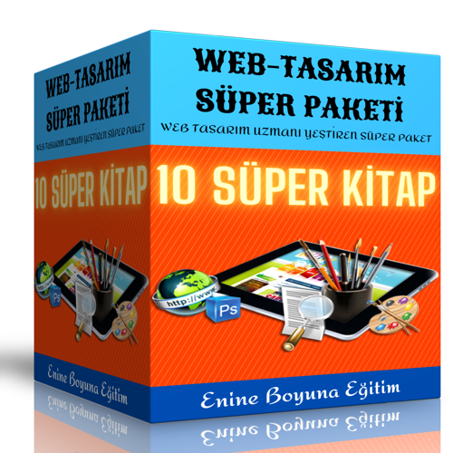 Web-Tasarım Süper Paketi (10 Kitap) - Enine Boyuna Eğitim