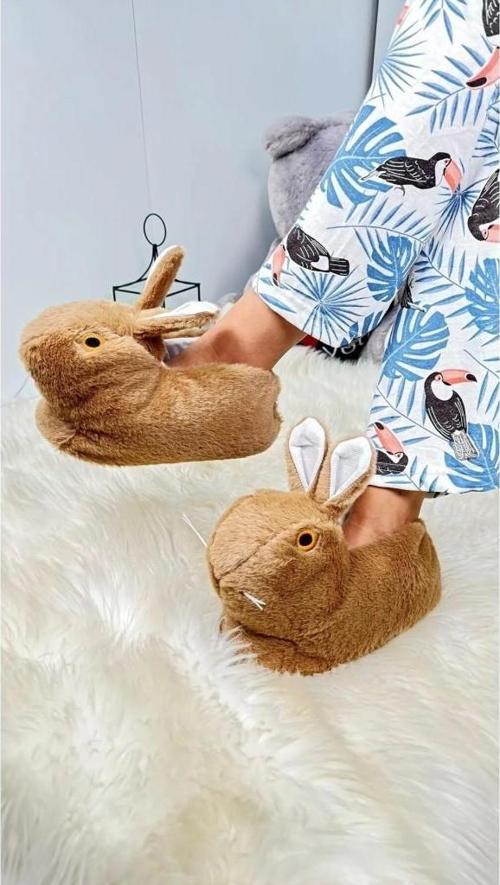 154-24 Termal Tavşan Figürlü Panduf 36-40