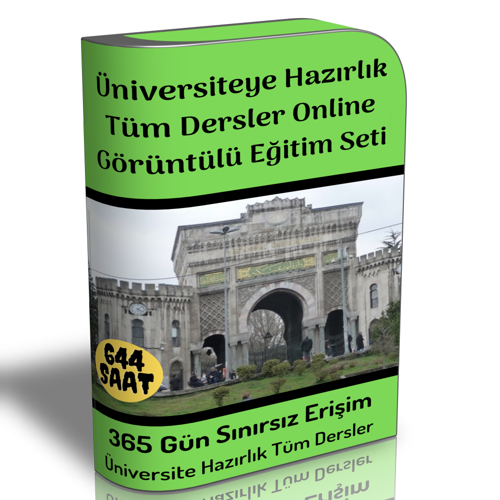 Üniversiteye Hazırlık Tüm Dersler Görüntülü Eğitim Seti - Enine Boyuna Eğitim