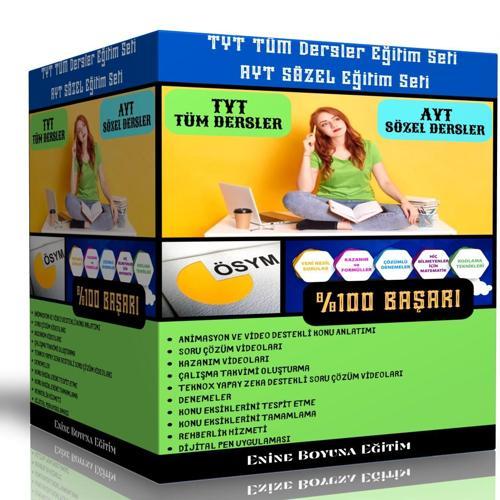 Tyt Tüm Dersler - Ayt Sözel Eğitim Seti (Dijital-Online) - Enine Boyuna Eğitim