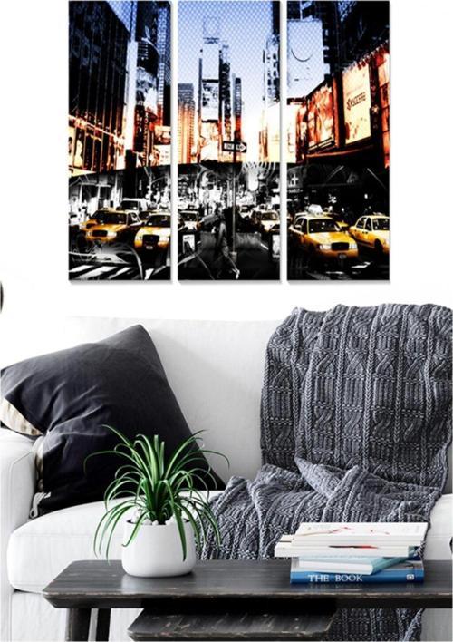 3 Parçalı Mdf Tablo