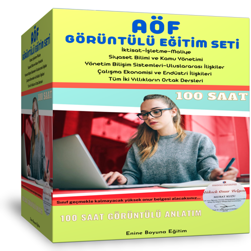 Aöf Görüntülü Eğitim Seti (Tüm Bölümler 1.Dönem) - Enine Boyuna Eğitim