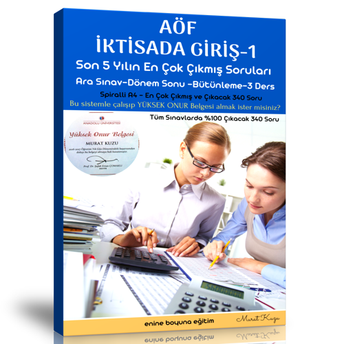 Aöf İktisada Giriş-1 (Çıkmış Ve Çıkacak Sorular) - Enine Boyuna Eğitim
