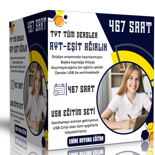 2024 Tyt Tüm Dersler – Ayt Eşit Ağırlık (467 Saat) - Enine Boyuna Eğitim
