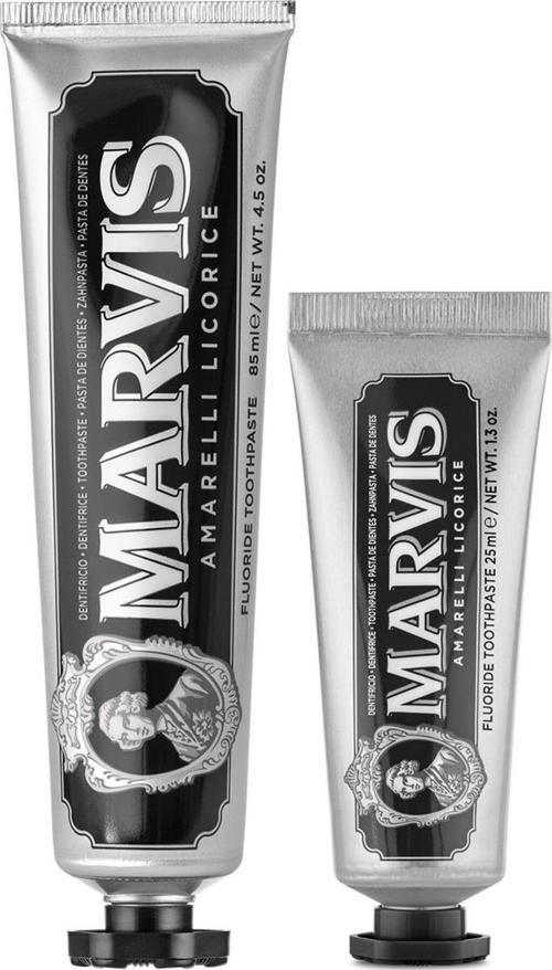 Amarelli Licorice Meyanköklü Diş Macunu 85 Ml + 25 Ml 2 Li Avantajlı Set