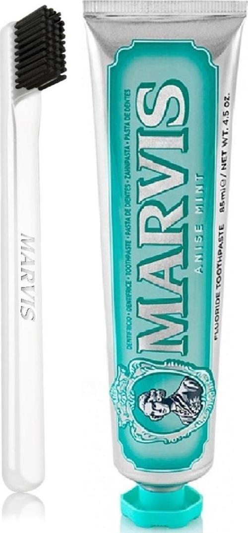 Anise Mint Anasonlu Diş Macunu 85 Ml  + White Soft Diş Fırçası 2 Li Bakım Seti