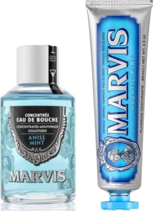 Aquatic Mint Diş Macunu 85 Ml  + Anasonlu Ağız Gargarası 120 Ml 2 Li Bakım Seti