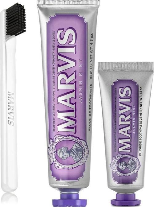 Jasmin Mint Yaseminli Diş Macunu 85 Ml + 25 Ml + Yumuşak Diş Fırçası 3 Lü Bakım Seti