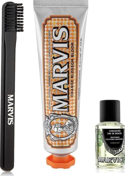 Orange Blossom Bloom Diş Macunu 75 Ml + Orta Sert Diş Fırçası + Ağız Gargarası 30 Ml 3 Lü Bakım Seti