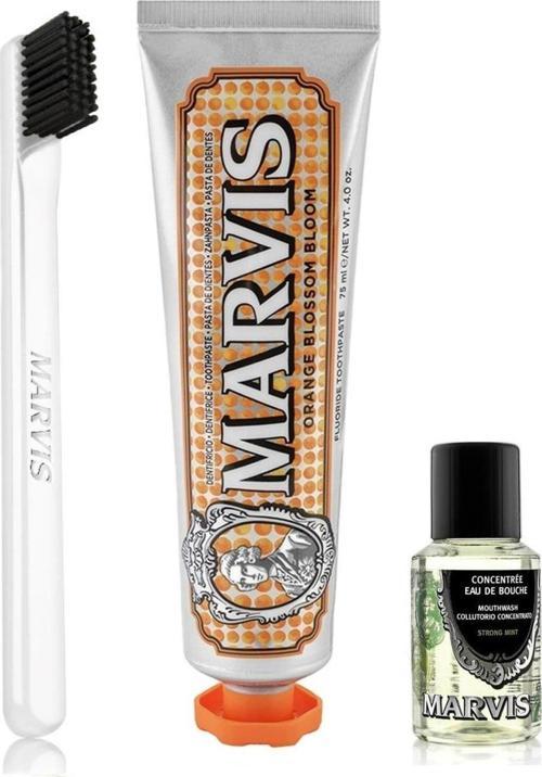 Orange Blossom Bloom Diş Macunu 75 Ml + Yumuşak Diş Fırçası + Ağız Gargarası 30 Ml 3 Lü Bakım Seti