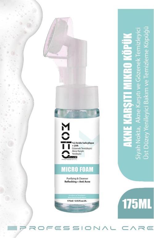 %2 Salisilik Asit Akne Ve Sivilce Karşıtı Temizleyici Peeling Etkili Mikro Bakım Köpüğü 175Ml