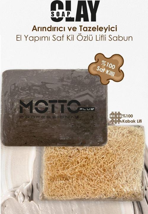 Arındırıcı Ve Tazeleyici El Yapımı Saf Killi Ve Kabak Lifli Sabun 110Gr