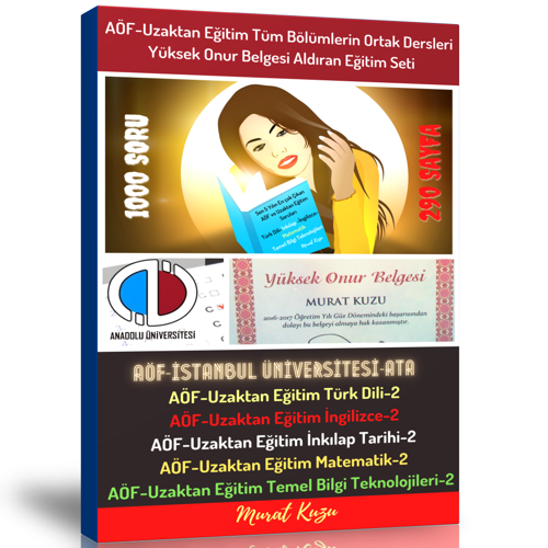 Aöf Ve Uzaktan Eğitim Tüm Bölümlerin Ortak Dersleri - Enine Boyuna Eğitim