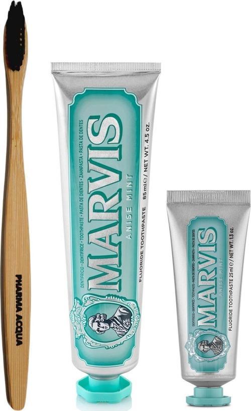Bambu Diş Fırçası Marvis Anise Mint 2'Li 85 Ml 25 Ml