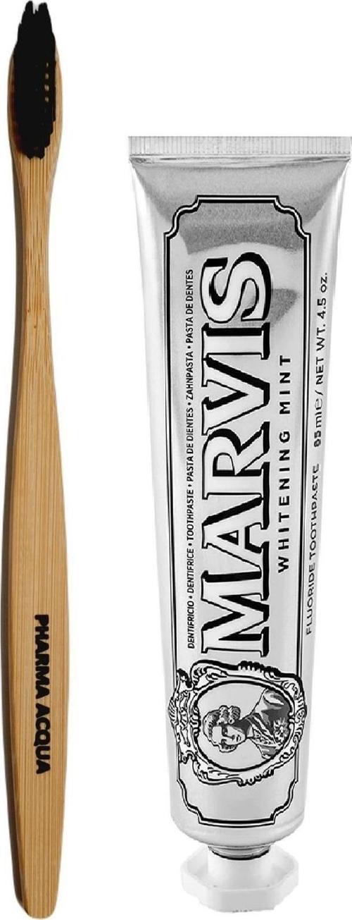 Bambu Diş Fırçası Marvis Beyazlatıcı Diş Macunu 85 Ml