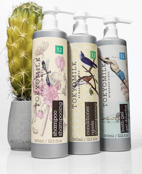Shampoo 360 Ml Conditioner 360 Ml Bath Gel 360 Ml
