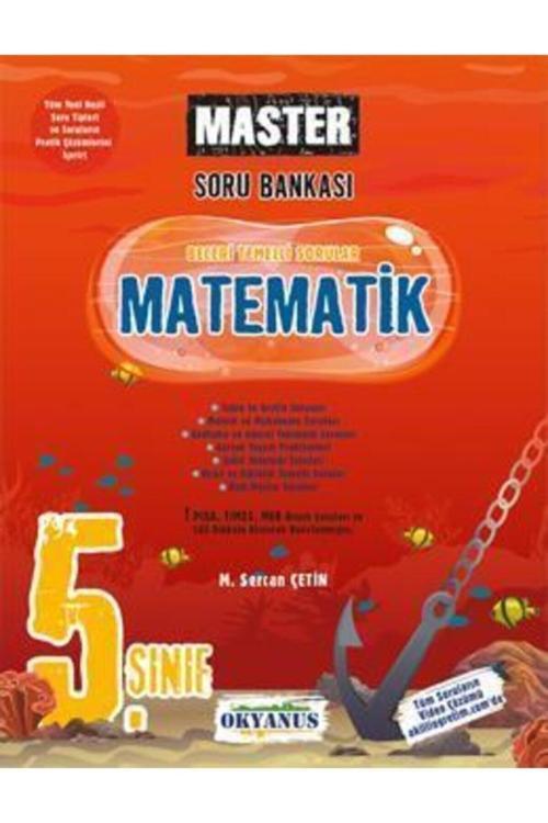 Okyanus 5.Sınıf Master Matematik Soru Bankası 2022 - Okyanus Yayıncılık