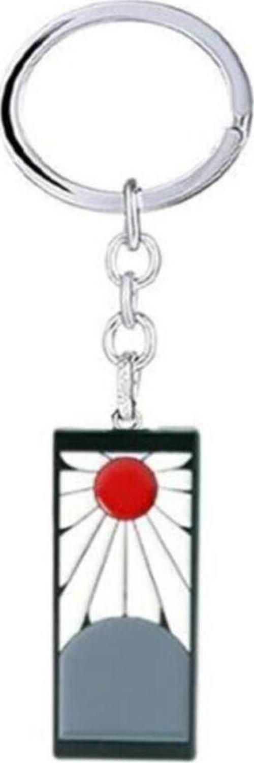 Naruto Sharingan Uzamaki Kunai Hokage Gri Metal Kart Anahtarlık