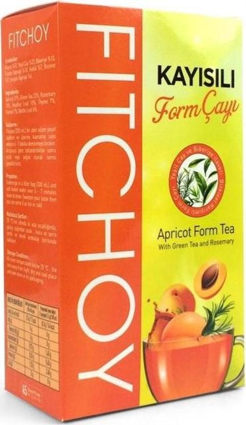 Kayısılı Form Çay 45 Adet 90gr