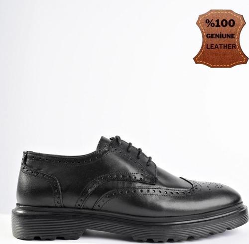 ANDRE Garantili Klasik Hakiki Deri Bağcıklı Ortopedik Erkek Casual Ayakkabı