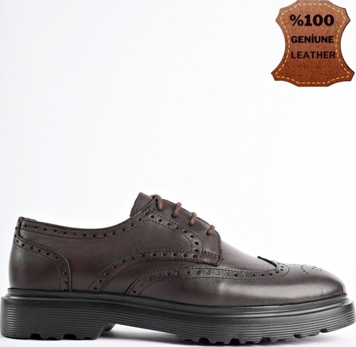 ANDRE Garantili Klasik Hakiki Deri Bağcıklı Ortopedik Erkek Casual Ayakkabı