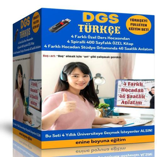 2024 Dgs Türkçe Full Hazırlık Seti (4 Kitap Ve 46 Saat Görüntülü Anlatım) - Enine Boyuna Eğitim