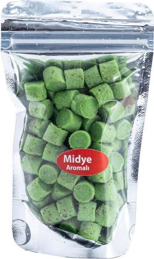 Kesme Sazan / Yayın Hamuru - İğne Yemi - Yeşil-Midye 80 Gr