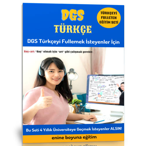 2024 Dgs Türkçe Hazırlık Kitap Seti (400 Sayfalık 4 Spiralli Kitap) - Enine Boyuna Eğitim