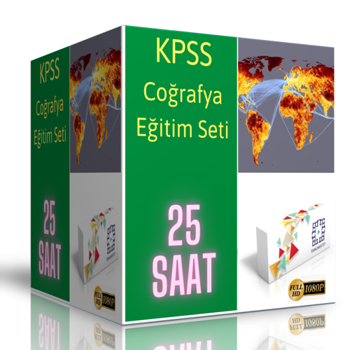 2024 Kpss Coğrafya Görüntülü Eğitim Seti - Enine Boyuna Eğitim