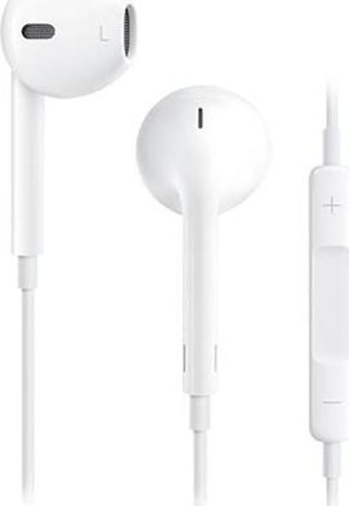K22 Earbuds Bluetooth 5.0 Destekli 1.20mt Lightning Kablolu Mikrofonlu Kulakiçi Kulaklık - Beyaz