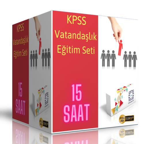 2024 Kpss Temel Vatandaşlık Bilgisi Görüntülü Eğitim Seti - Enine Boyuna Eğitim