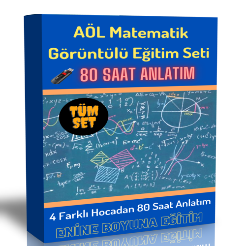 Açık Lise (Aöl) Matematik Görüntülü Eğitim Seti - Enine Boyuna Eğitim