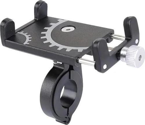 Ful Metal Gidon Uyumlu Motorsiklet Telefon Tutucu, Bisiklet, Scooter Uyumlu Sıkıştırmalı Tutucu