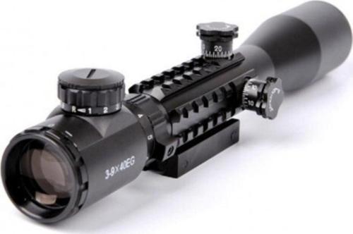 3-9X40 Eg El Dürbünü Çift Işık Raylı Kızaklı