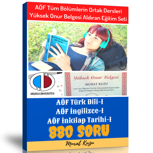 Aöf Türk Dili-İnkılap Tarihi-İngilizce Birinci Sınıf Çıkmış Sorular Kitabı - Enine Boyuna Eğitim