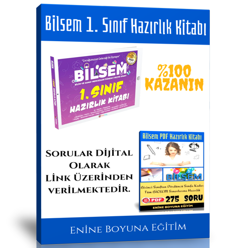 Bilsem 1. Sınıf Hazırlık Kitabı (250 Soruluk Pdf Kitabı) - Enine Boyuna Eğitim