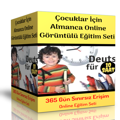 Çocuklar İçin Almanca Online Görüntülü Eğitim Seti - Enine Boyuna Eğitim